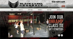 Desktop Screenshot of blacklabelcrossfit.com